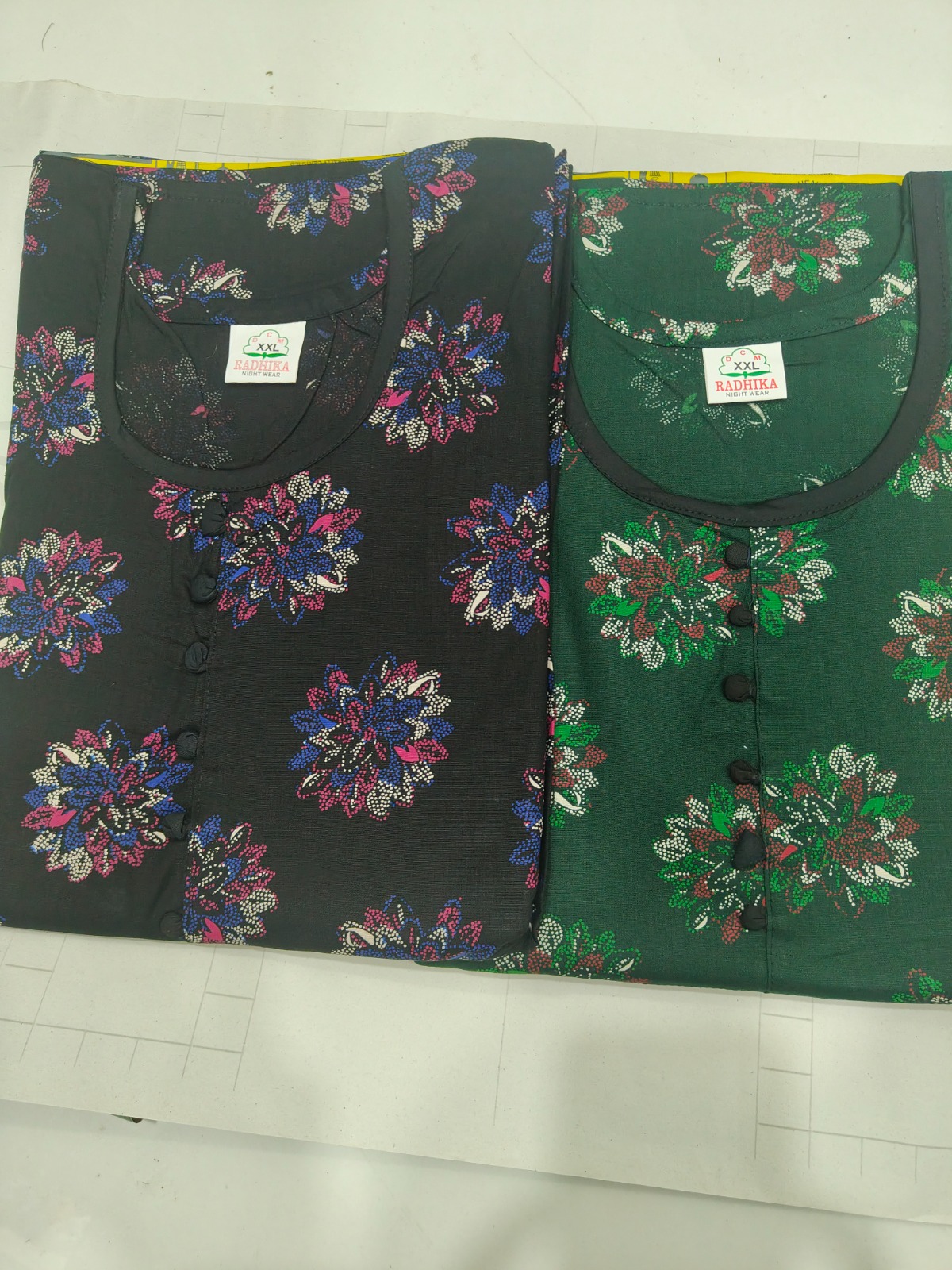 Bahumaan Pure Cotton Nighty for Woman | Floral Gown for Women Nightwear with Pocket | Cotton Nighty for Women Stylish | Maxi for Women Cotton