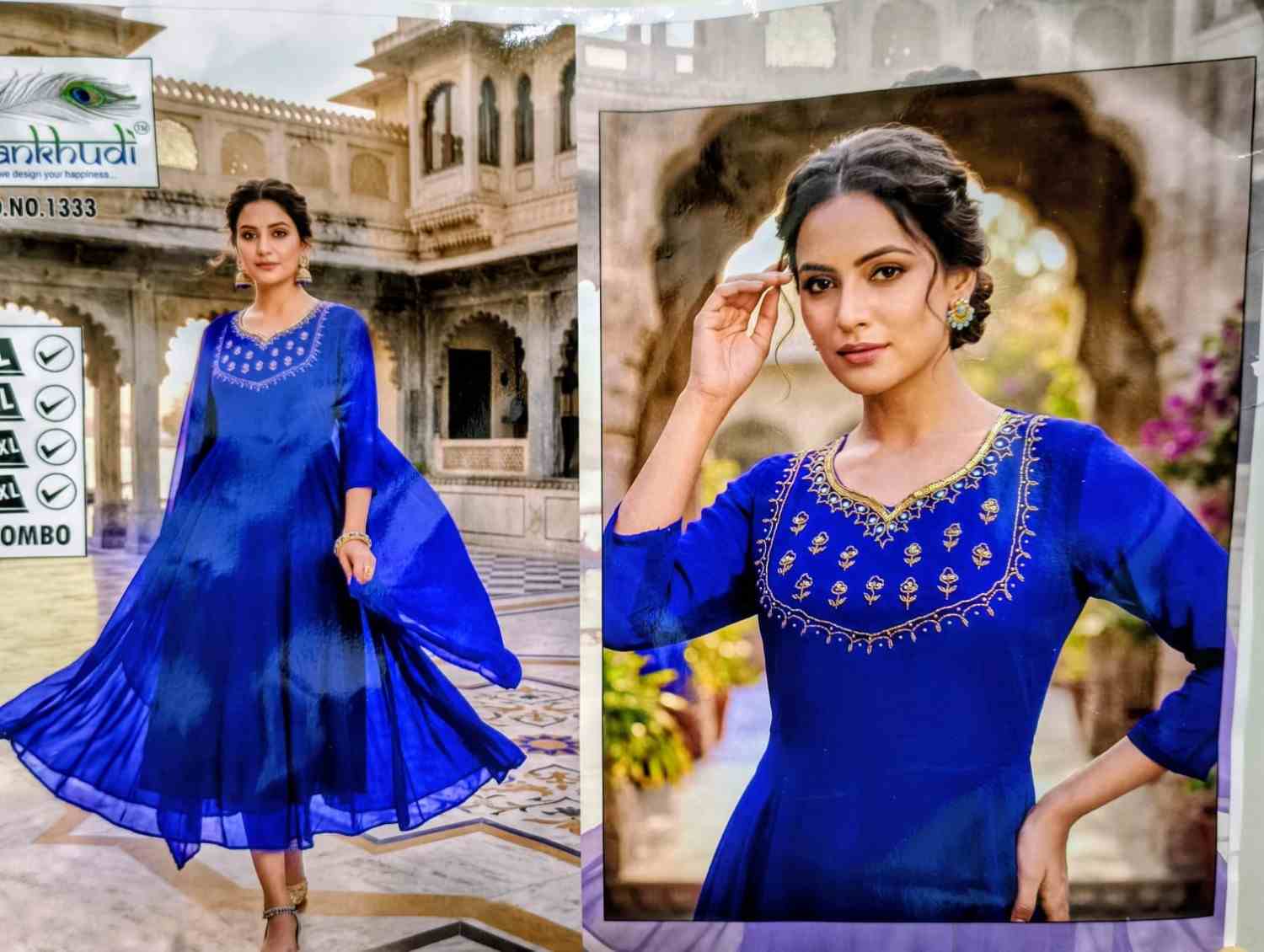 Aari work Kurti