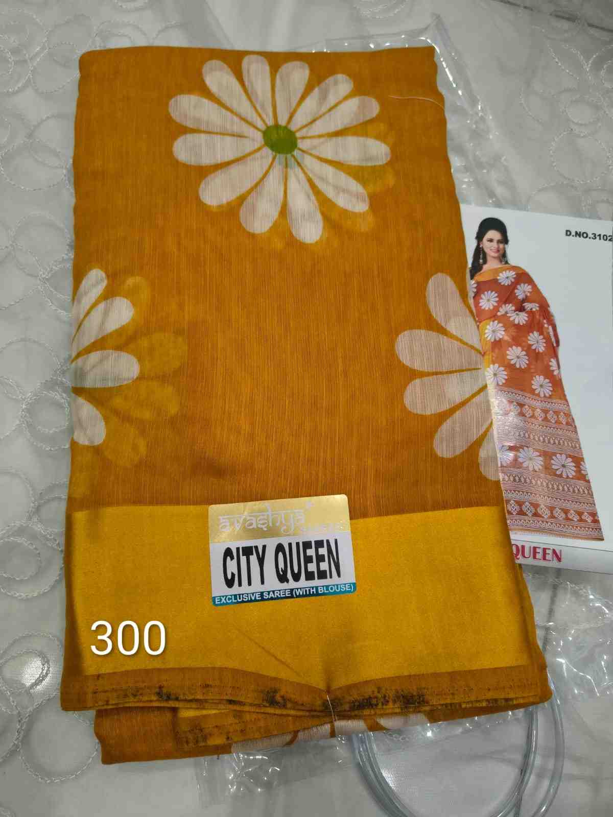 Flower saree