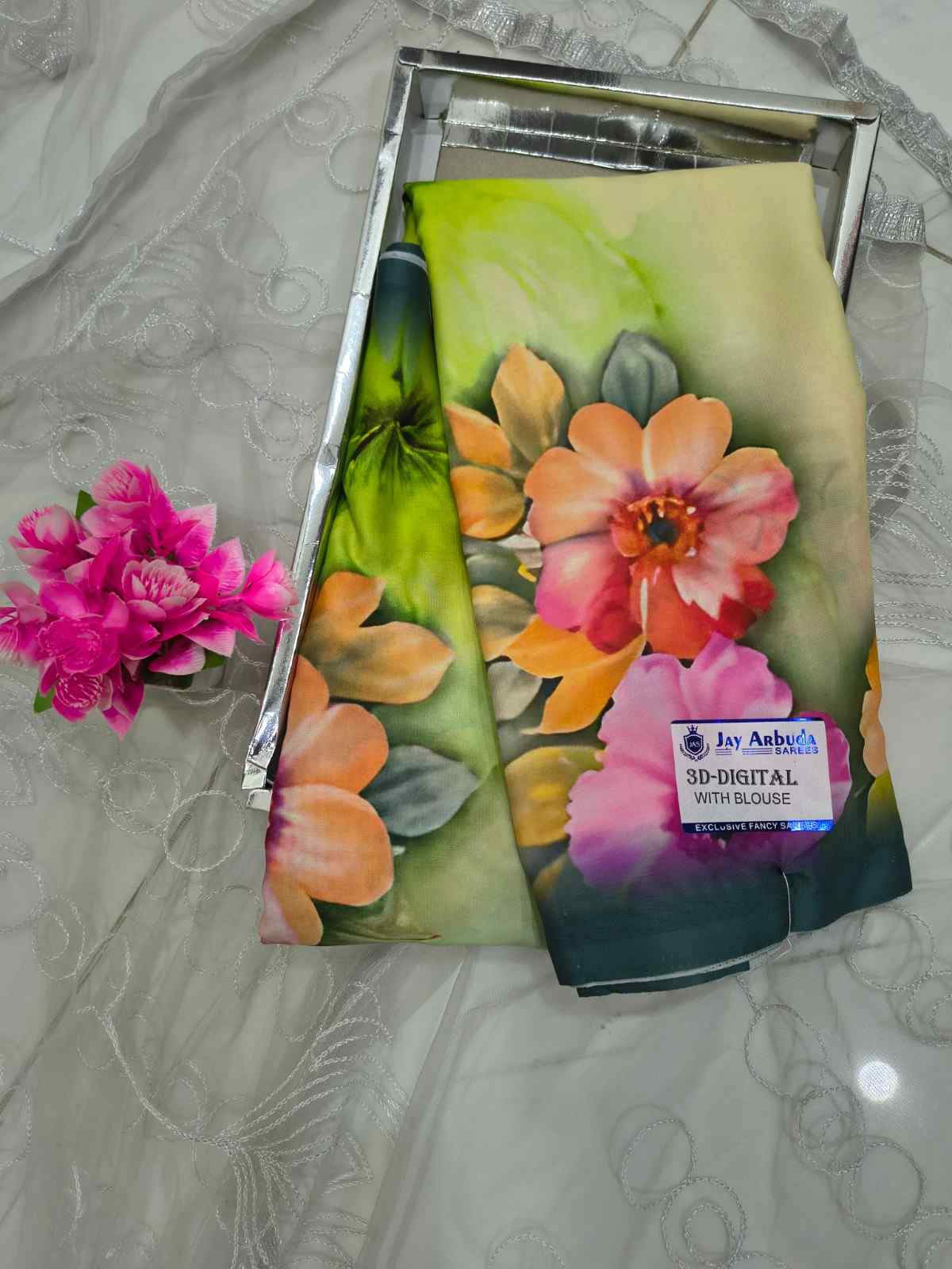 Digital print Sarees